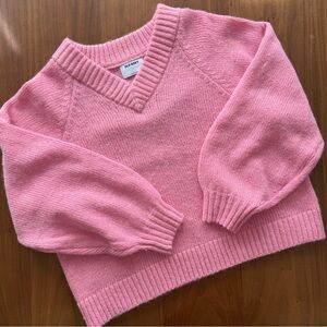 Old Navy Soft Pink V-Neck Sweater